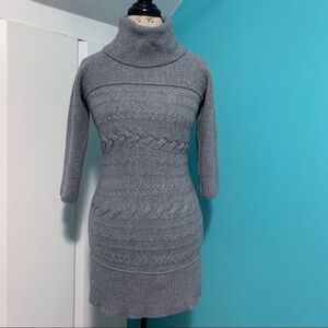 BANANA REPUBLIC Merino Wool Cable Knit Dress